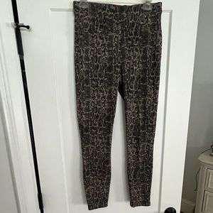 Never worn snakeskin spanx jeggings